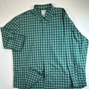 L.L. Bean Men's Teal Checkered Shirt
